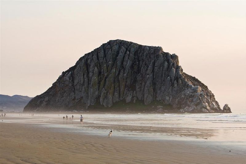 Morro Rock, Morro Strand State Beach, Morro Bay, CA.  24oct207 - photo by Mike Baird http://bairdphotos.com - Canon 1D Mark III with 70-200 f/2.8 lens handheld